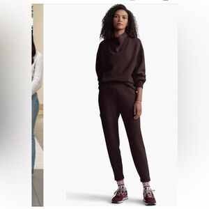 Women's Varley The Slim Cuff Pants Coffee Bean  Sz S